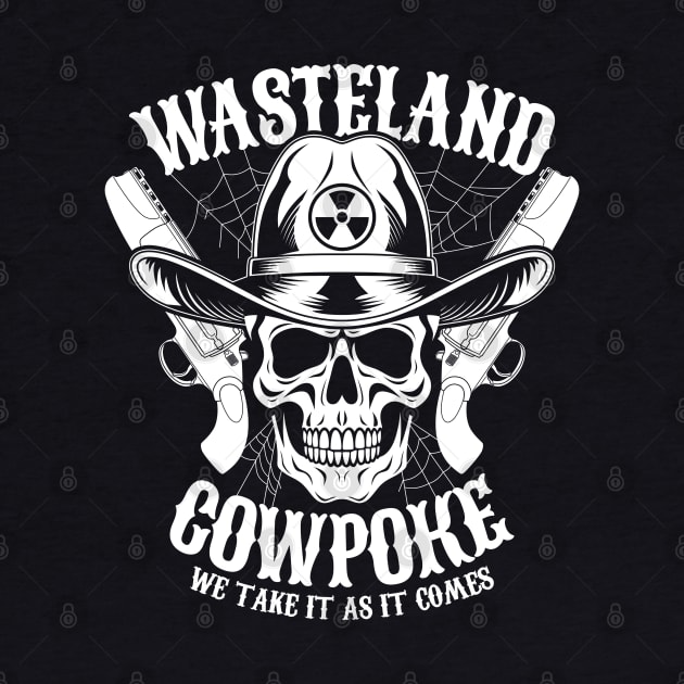 Wasteland Cowpoke Nuclear Fallout Ghoul Cowboy Skull by BoggsNicolas